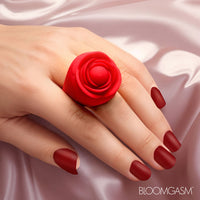 Bloomgasm Rose Ring Finger Vibrator