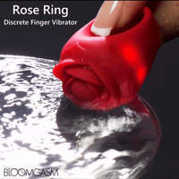 Bloomgasm Rose Ring Finger Vibrator