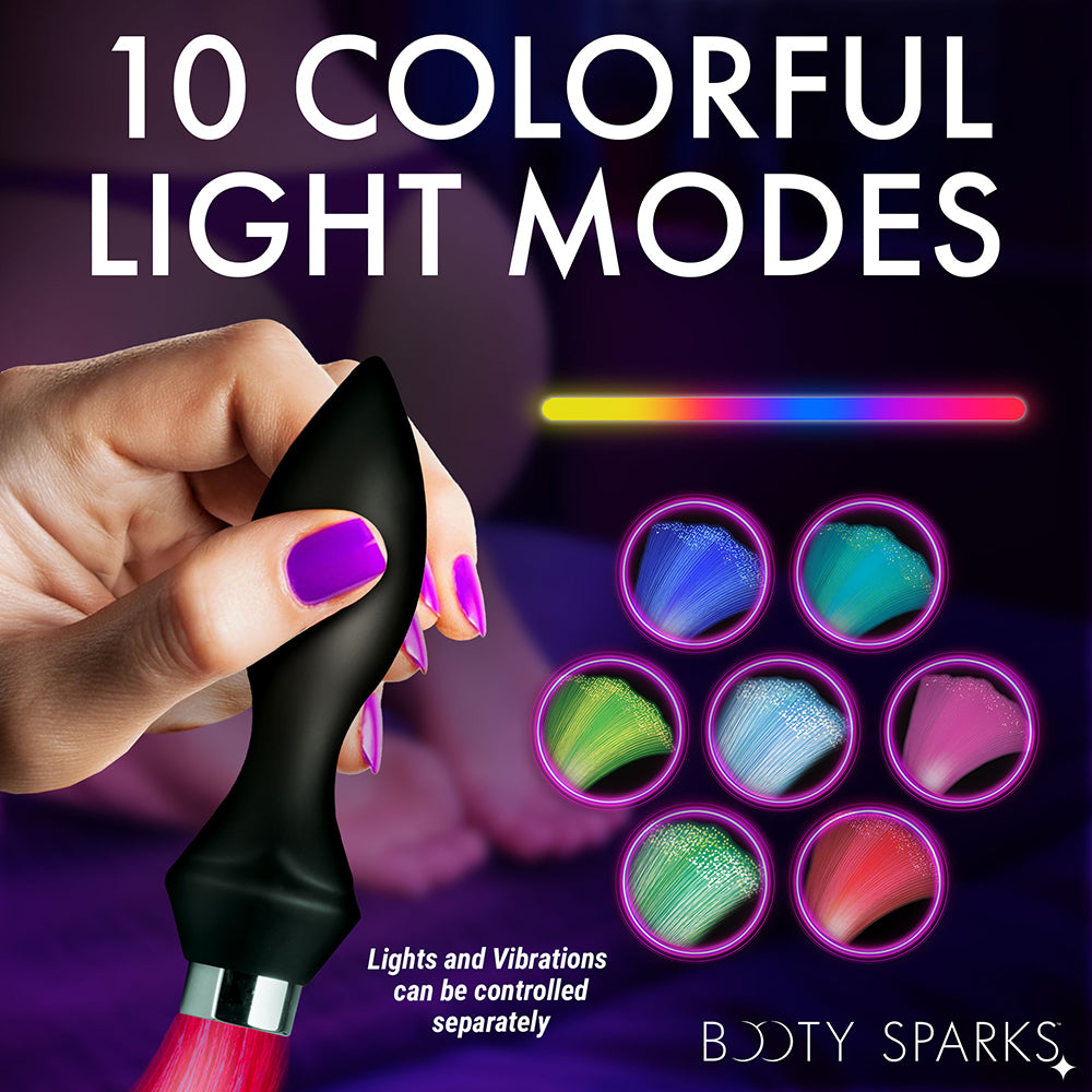 Booty Sparks Vib Optical Fiber Plug