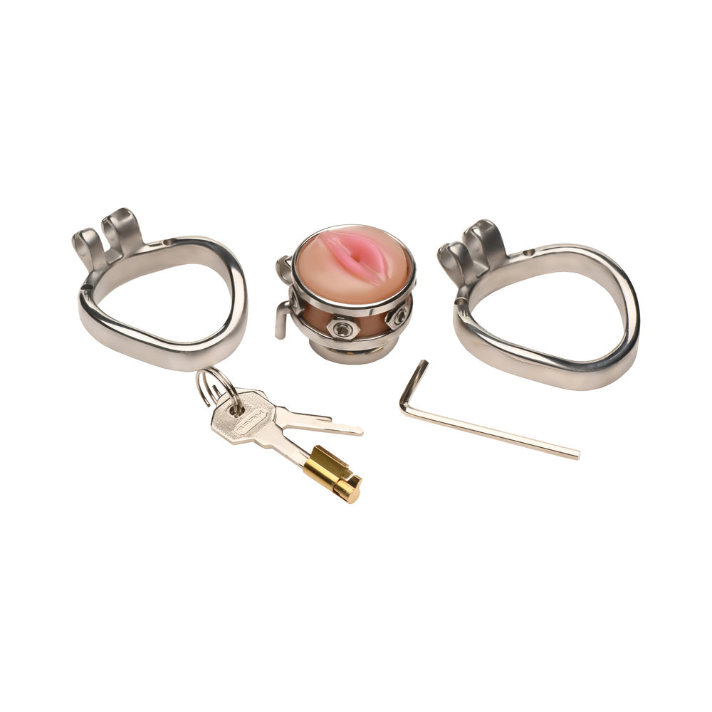 Master Series Pussy Boy Chastity Cage