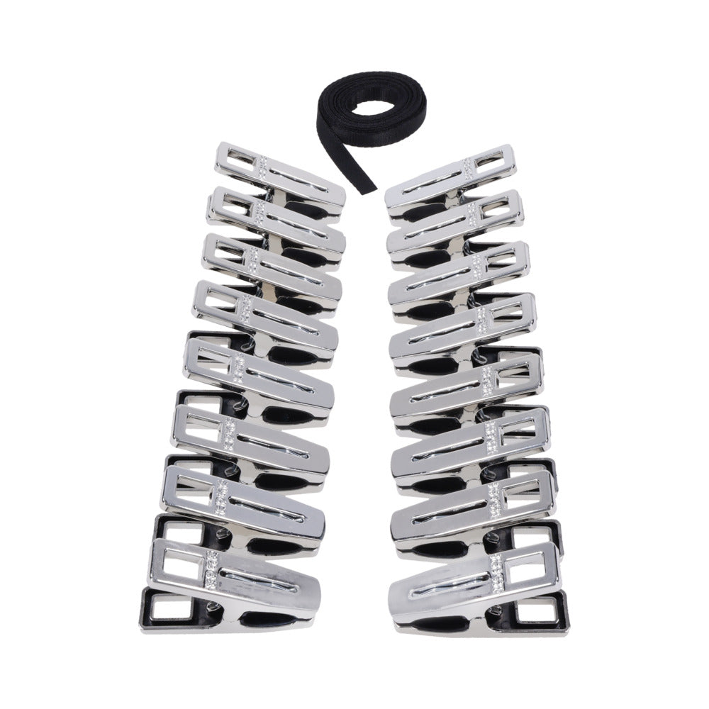 SS Edge Body Zipper Clothes Pins