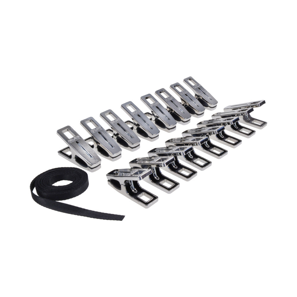 SS Edge Body Zipper Clothes Pins