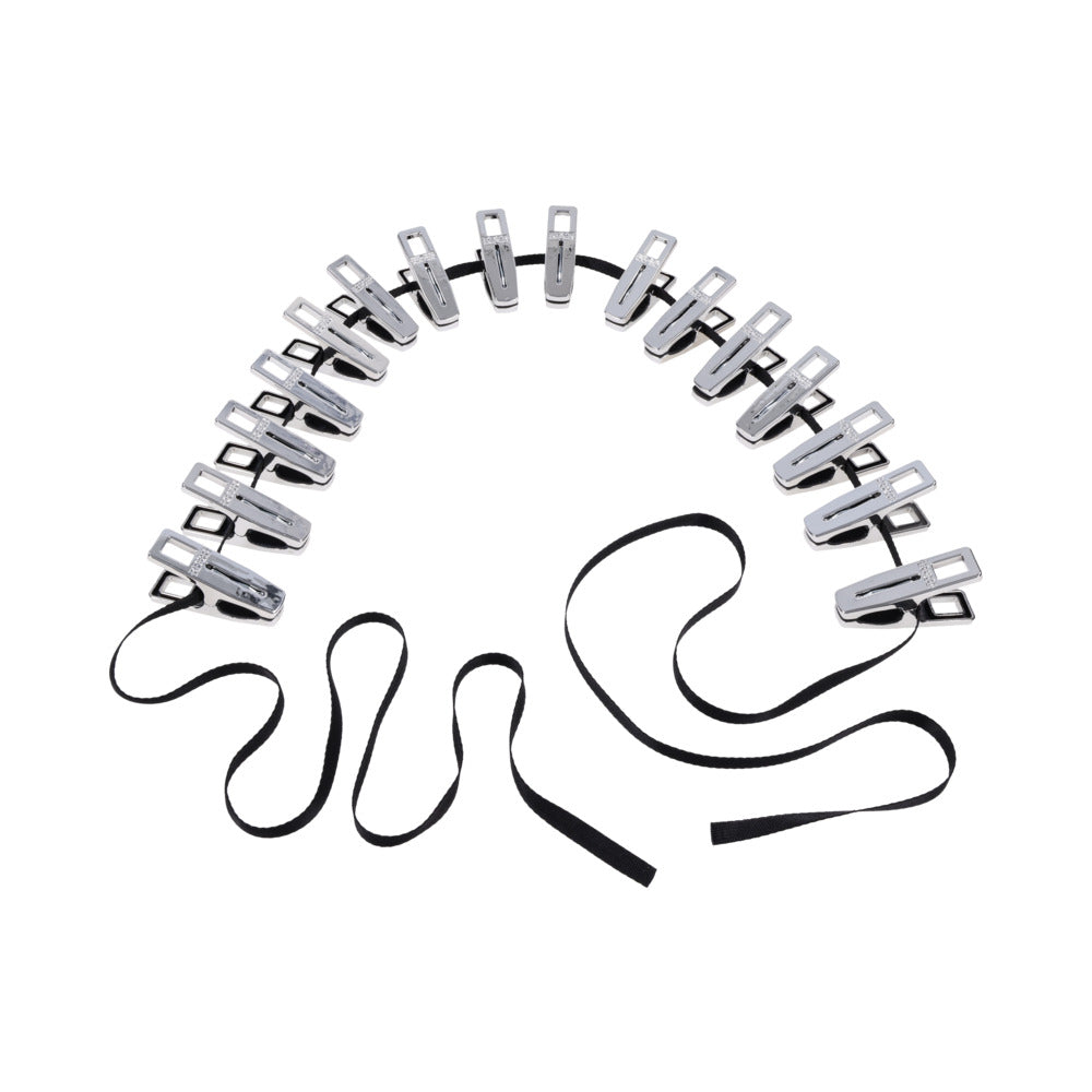 SS Edge Body Zipper Clothes Pins