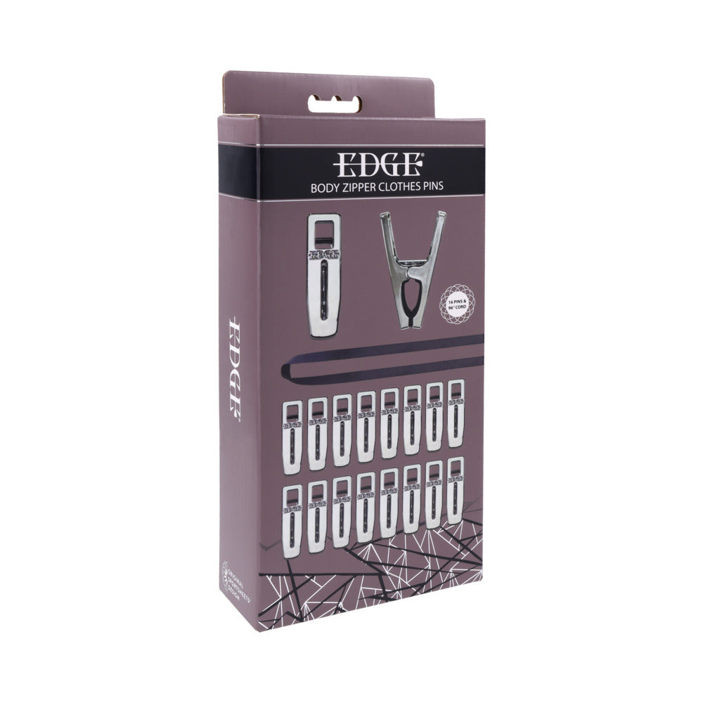 SS Edge Body Zipper Clothes Pins
