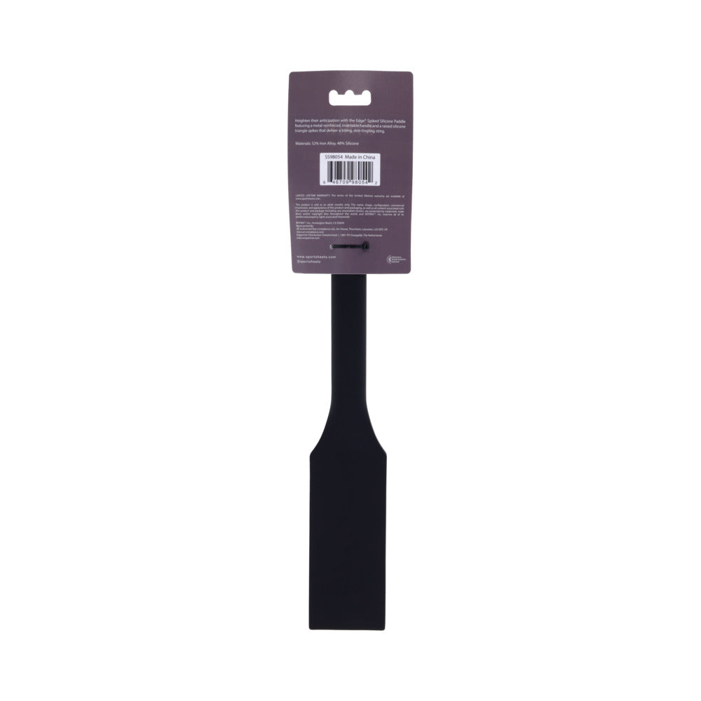 Edge Spiked Silicone Paddle for Impact Play