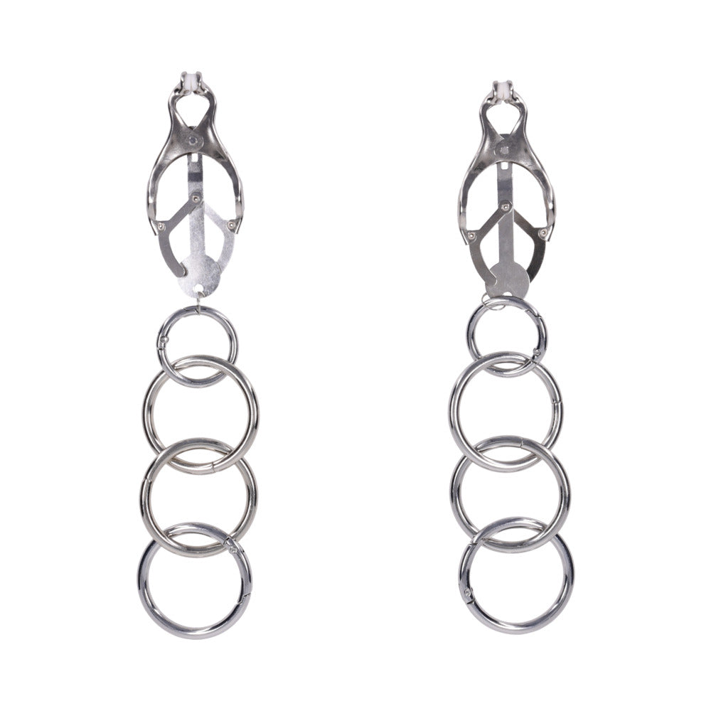 Edge Tuggable Clover Nipple Clamps for Intense Play