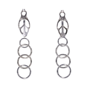 Edge Tuggable Clover Nipple Clamps for Intense Play