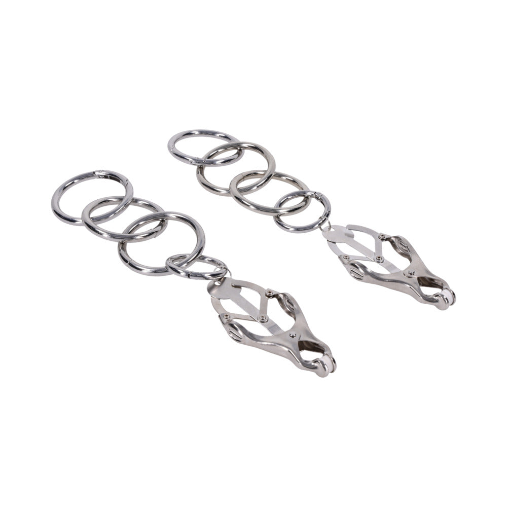 Edge Tuggable Clover Nipple Clamps for Intense Play