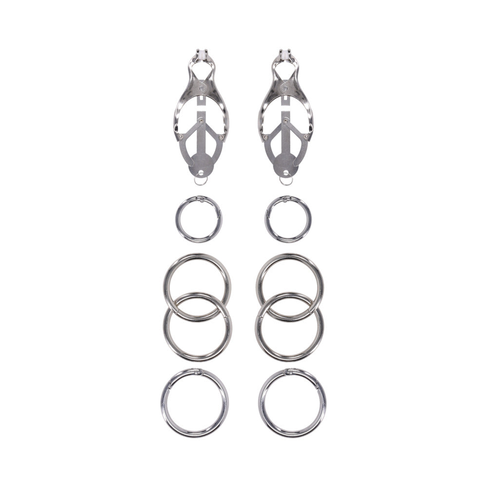 Edge Tuggable Clover Nipple Clamps for Intense Play