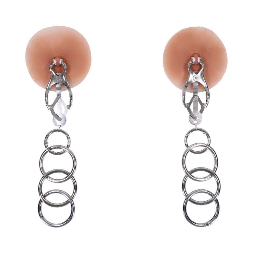 Edge Tuggable Clover Nipple Clamps for Intense Play