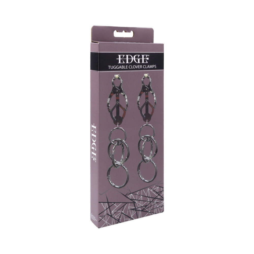 Edge Tuggable Clover Nipple Clamps for Intense Play
