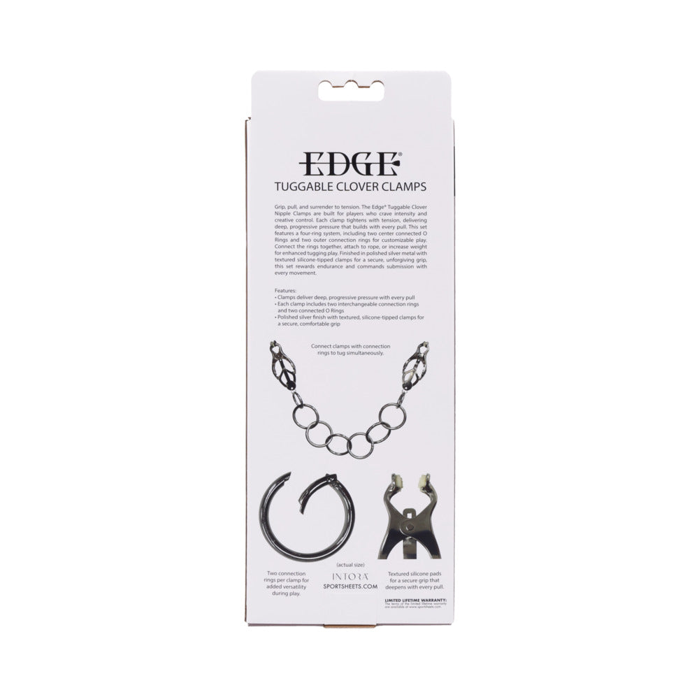 Edge Tuggable Clover Nipple Clamps for Intense Play