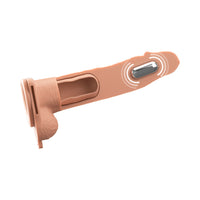Vibrating Hollow Silicone Strap-On - 8in - Light