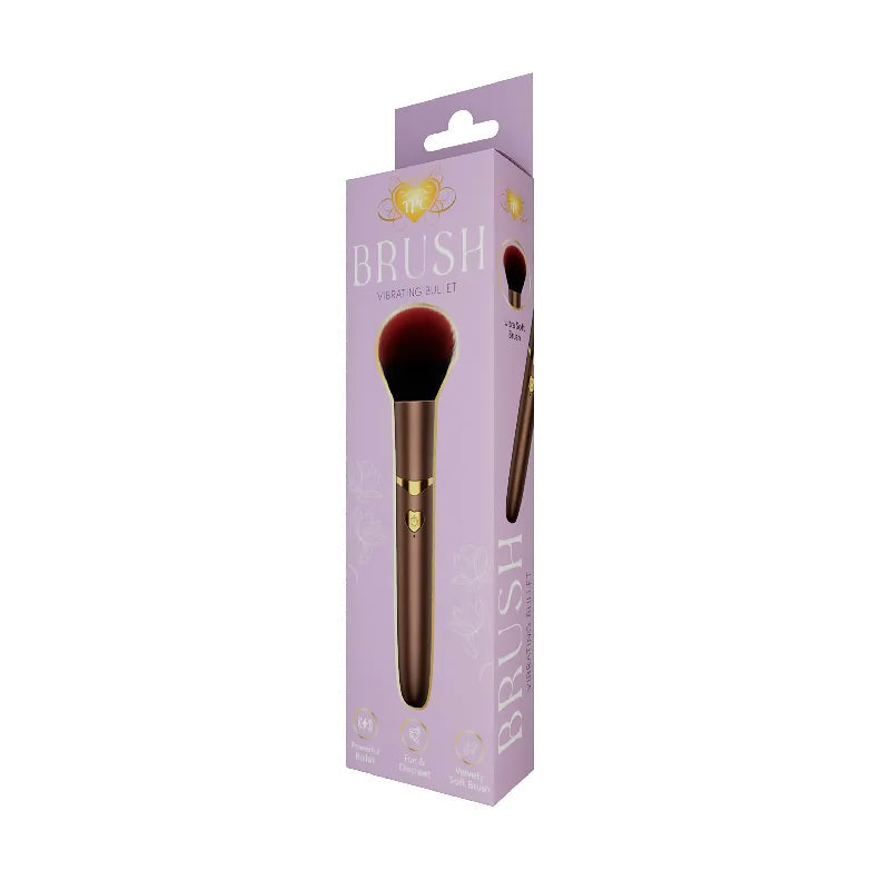 Brush Vibrating Bullet - Gold
