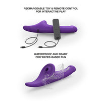 Multi Orgasm Dildo Medium Purple