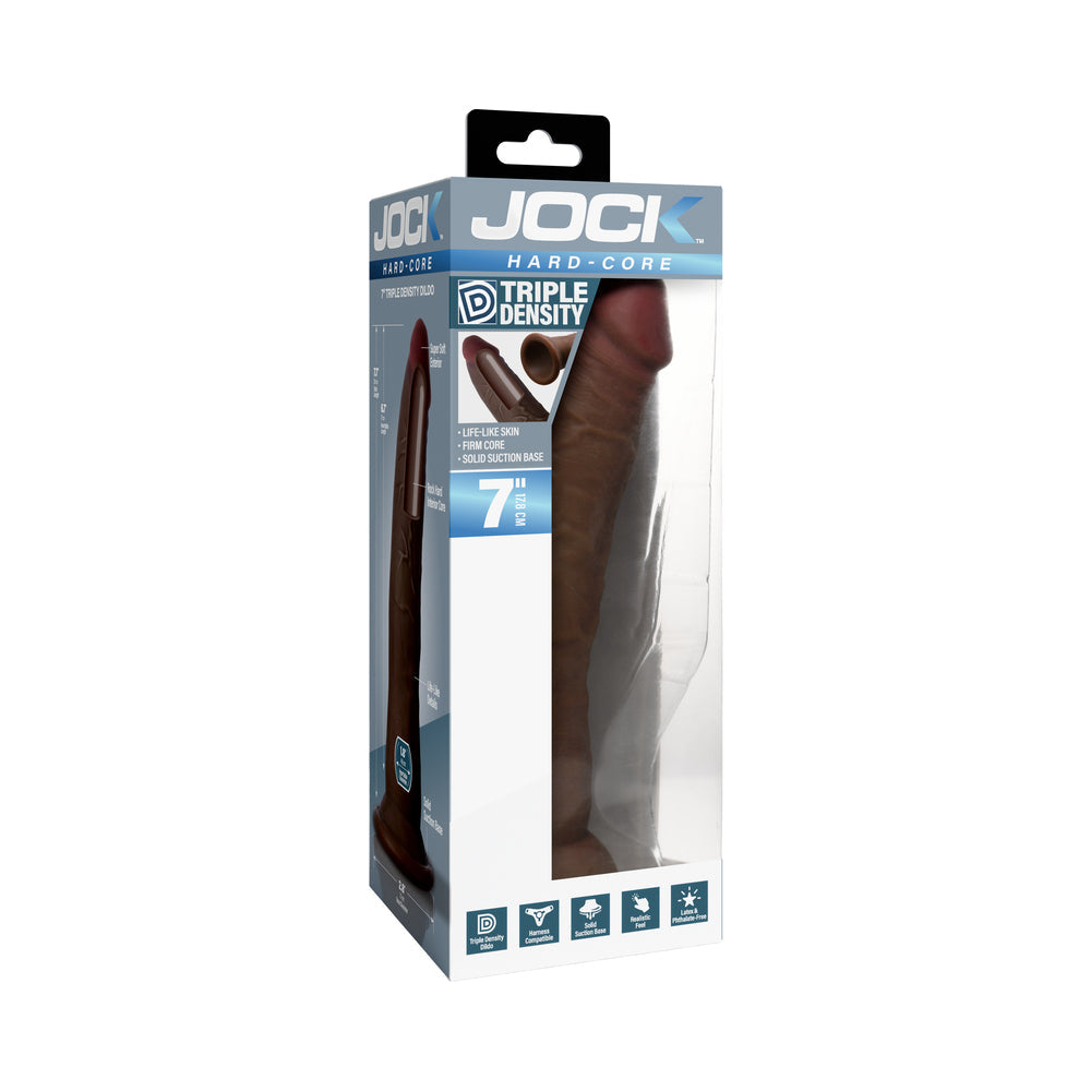 JOCK Hard-Core Triple Density Dildo 7" for Realistic Pleasure