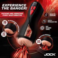 JOCK Advanced Banger Sucking Vibrating Masturbator