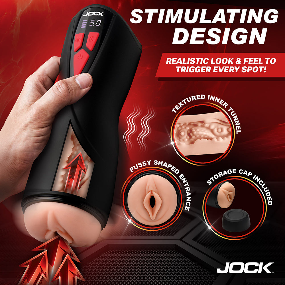JOCK Advanced Banger Sucking Vibrating Masturbator