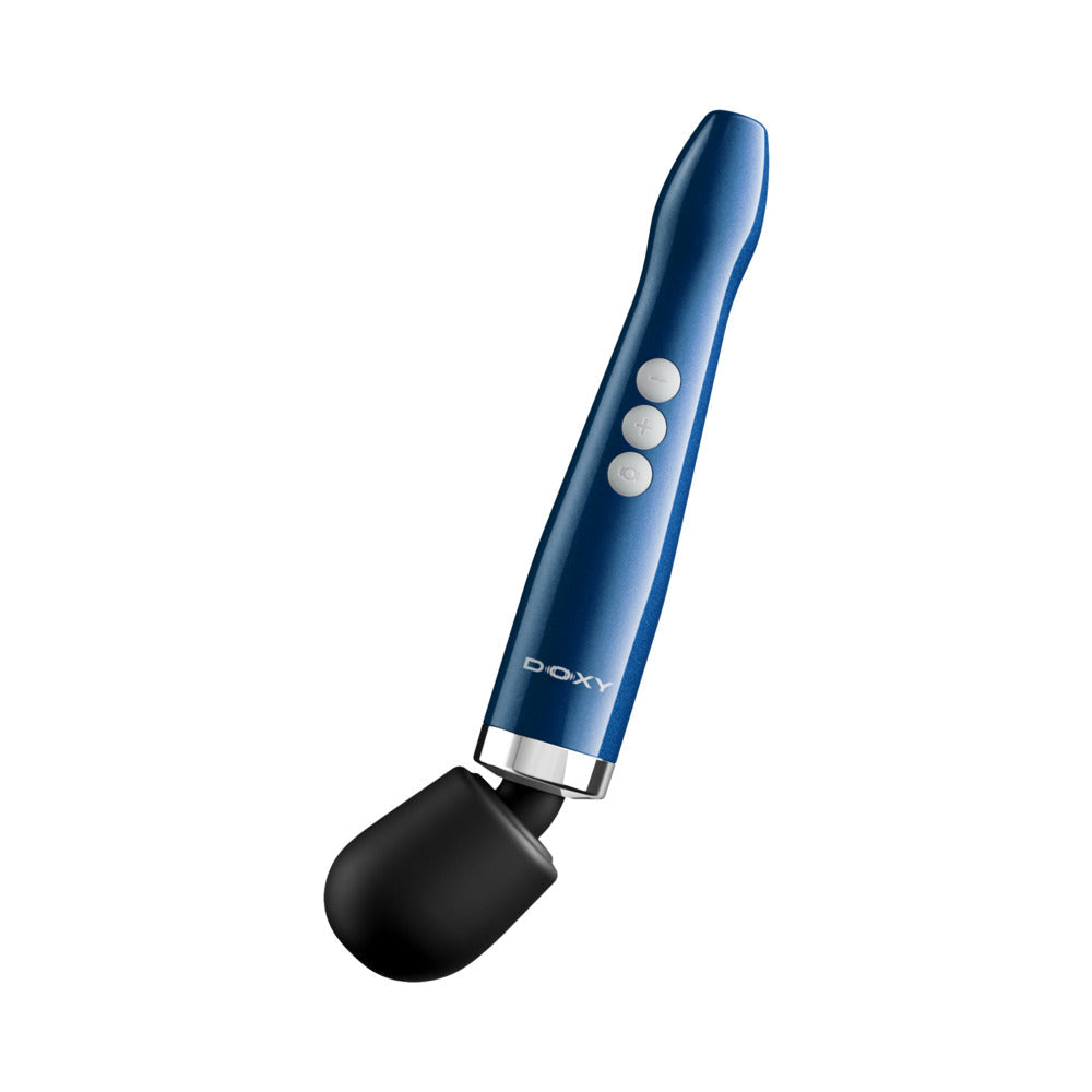 Doxy Die Cast Compact Cordless Wand Massager Blue