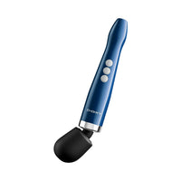 Doxy Die Cast Compact Cordless Wand Massager Blue