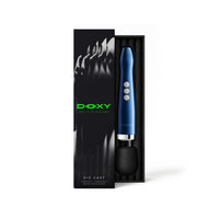 Doxy Die Cast Compact Cordless Wand Massager Blue