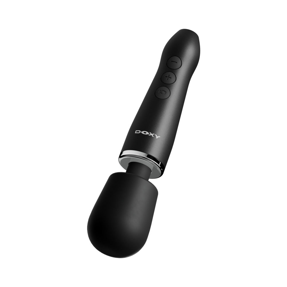 Doxy Go Travel-Sized Wand Massager Black