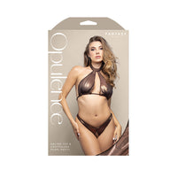 FL Opulence Pearl Halter & CL Panty SM