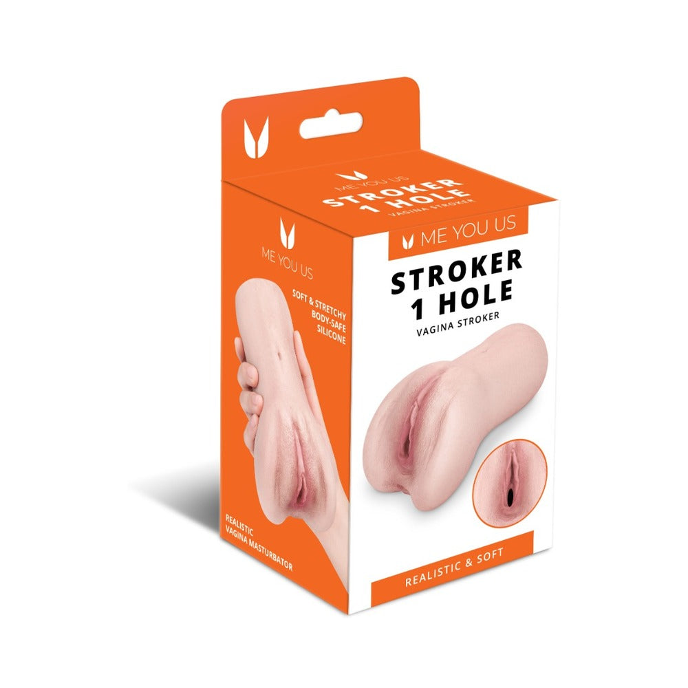 Me You Us Stroker 1-Hole Male Masturbator