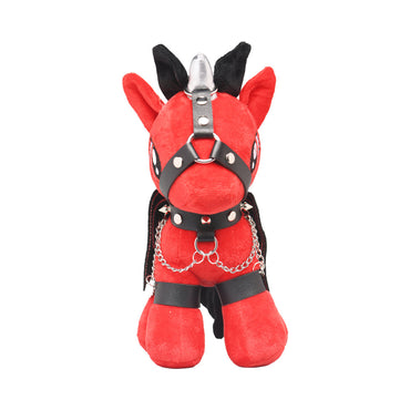 Master Scarlet Chainheart Bondage Pony Plushie