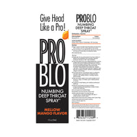 Problo Deep Throat Spray Mango 1 oz. for Enhanced Pleasure