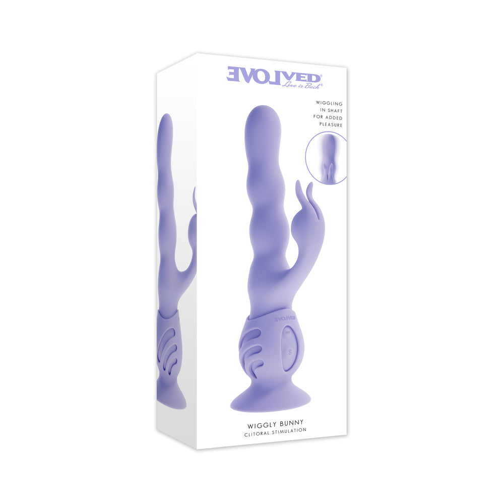Evolved Wiggly Bunny Vibrator Purple