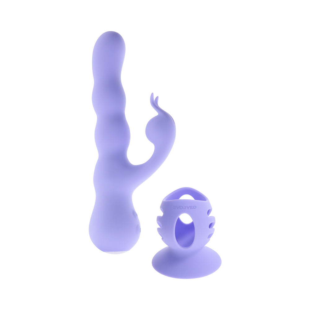 Evolved Wiggly Bunny Vibrator Purple