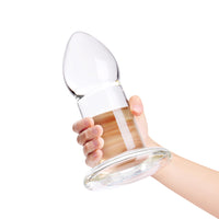 b-Vibe Advanced 8 in. Glass Anal Plug