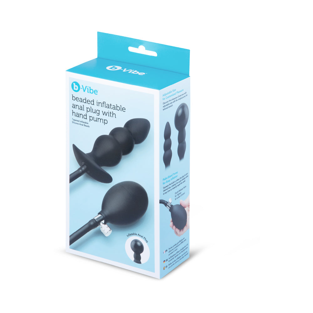 Beaded Inflatable Anal Plug for Customized Pleasure