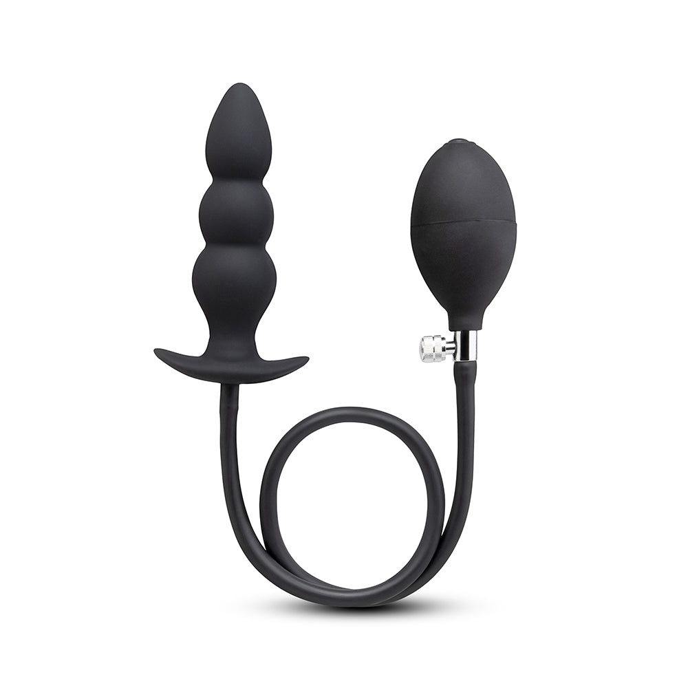 Beaded Inflatable Anal Plug for Customized Pleasure
