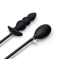 Beaded Inflatable Anal Plug for Customized Pleasure