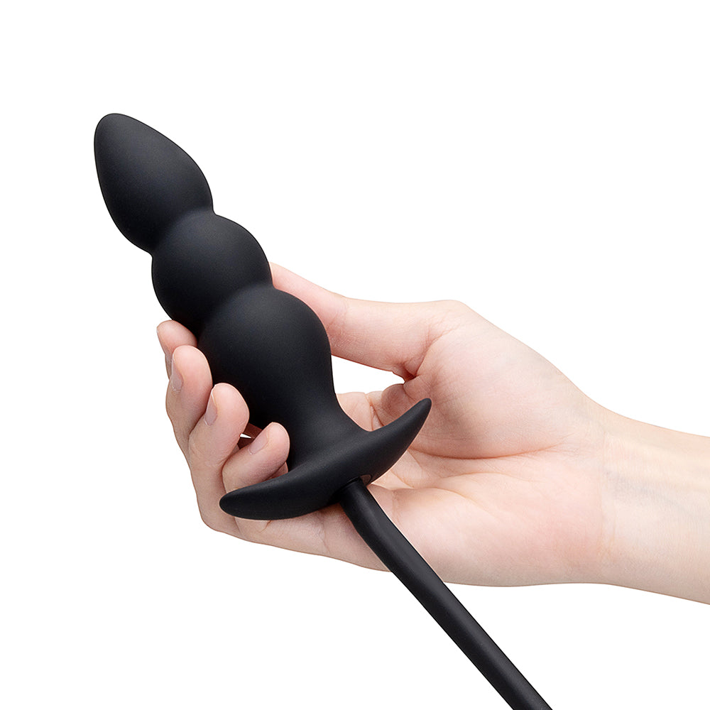 Beaded Inflatable Anal Plug for Customized Pleasure