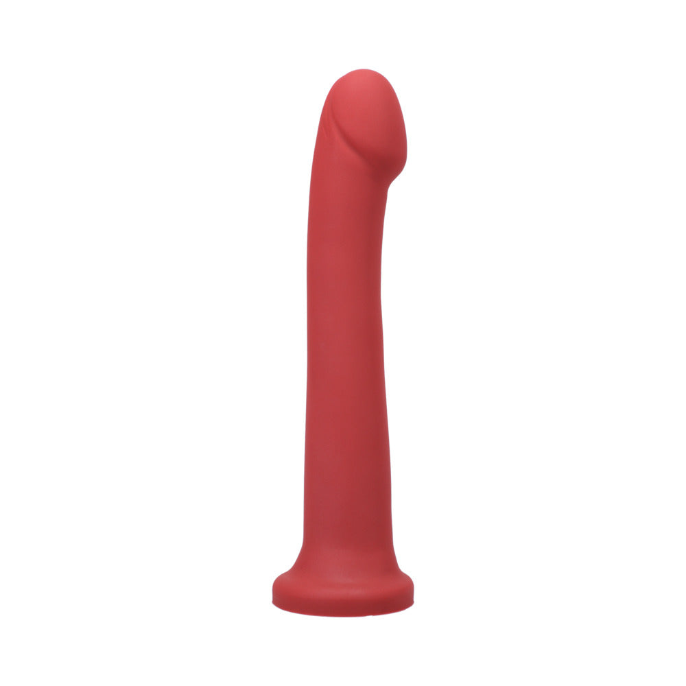 Tantus Hook 9.25-Inch Dildo in Ruby