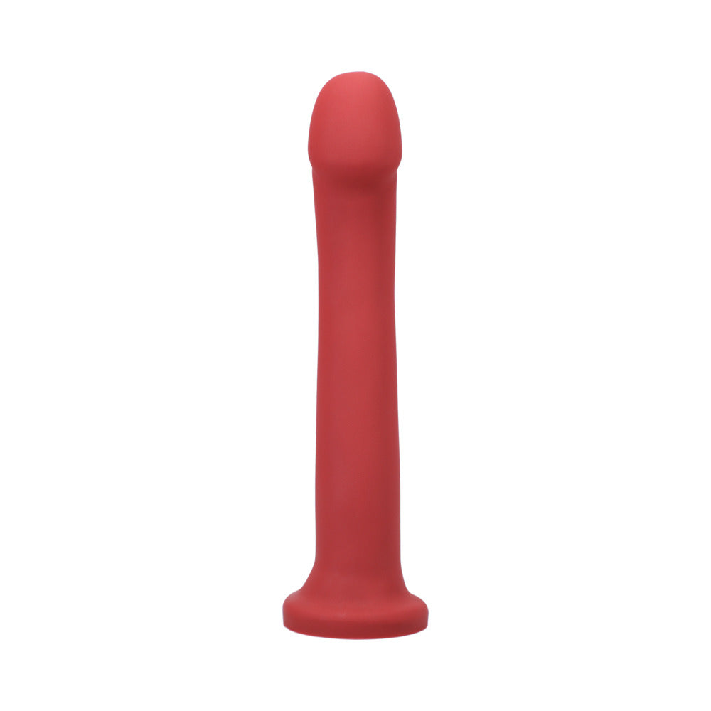 Tantus Hook 9.25-Inch Dildo in Ruby
