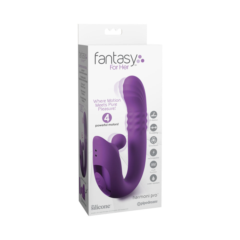 Fantasy For Her Harmoni Pro Vibrator - Purple