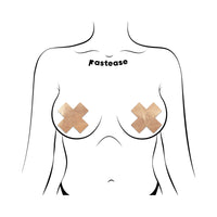 Rose Gold Cross Nipple Covers