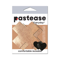 Rose Gold Cross Nipple Covers