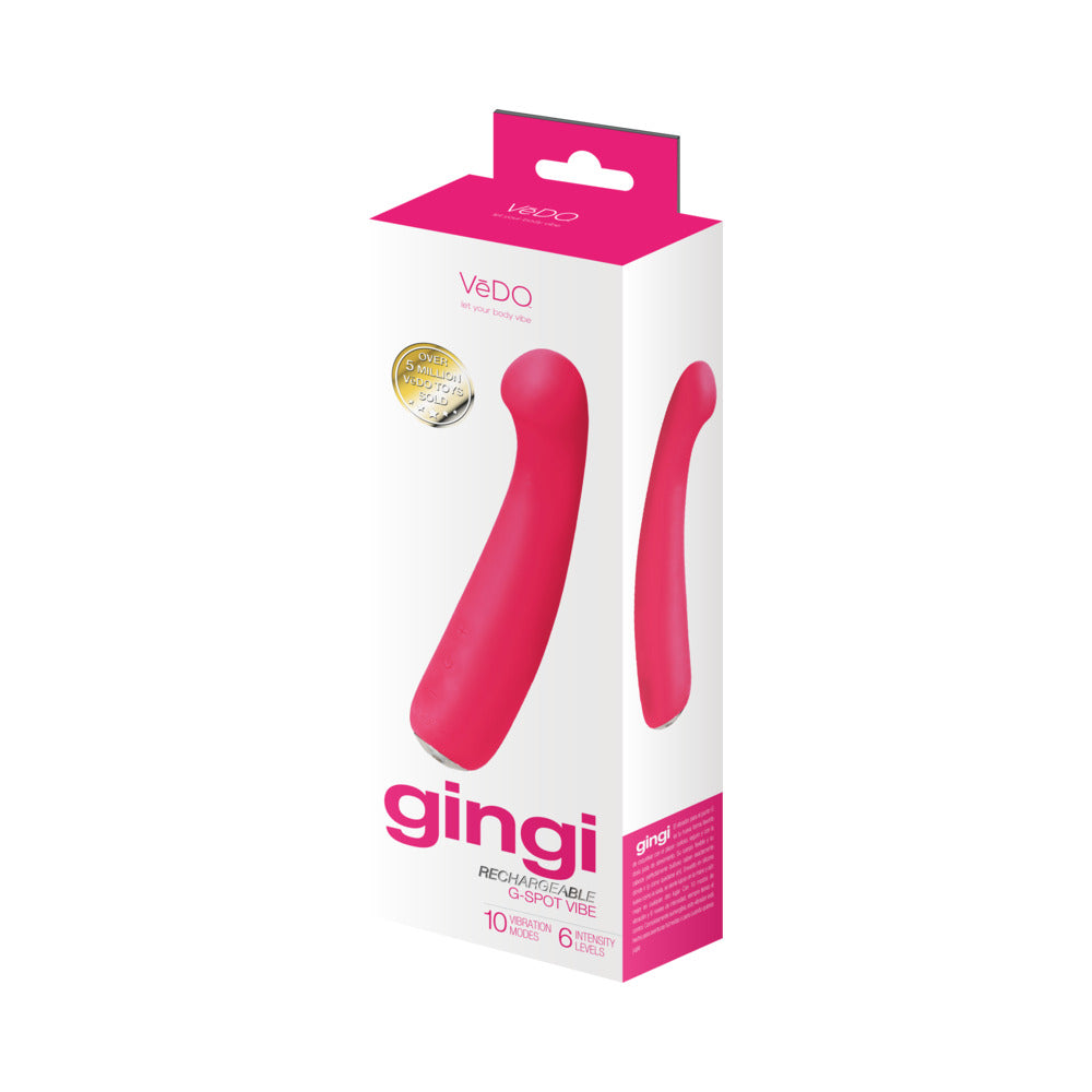 VeDO Gingi Rechargeable G-Spot Vibrator - Pink