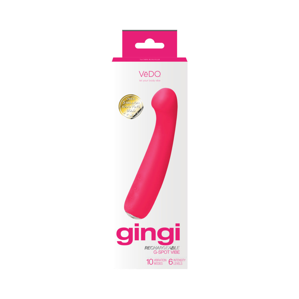 VeDO Gingi Rechargeable G-Spot Vibrator - Pink