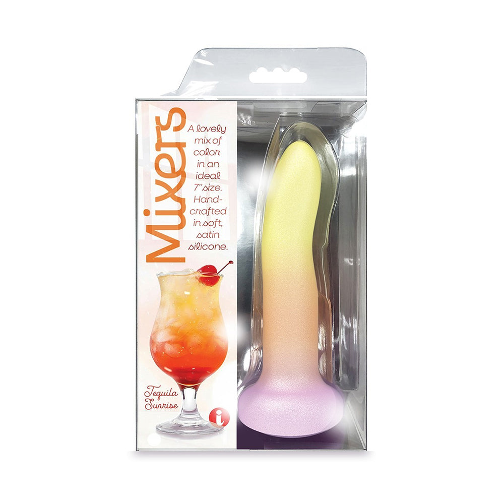 Mixers 8in Sili Dildo Tequila Sunrise