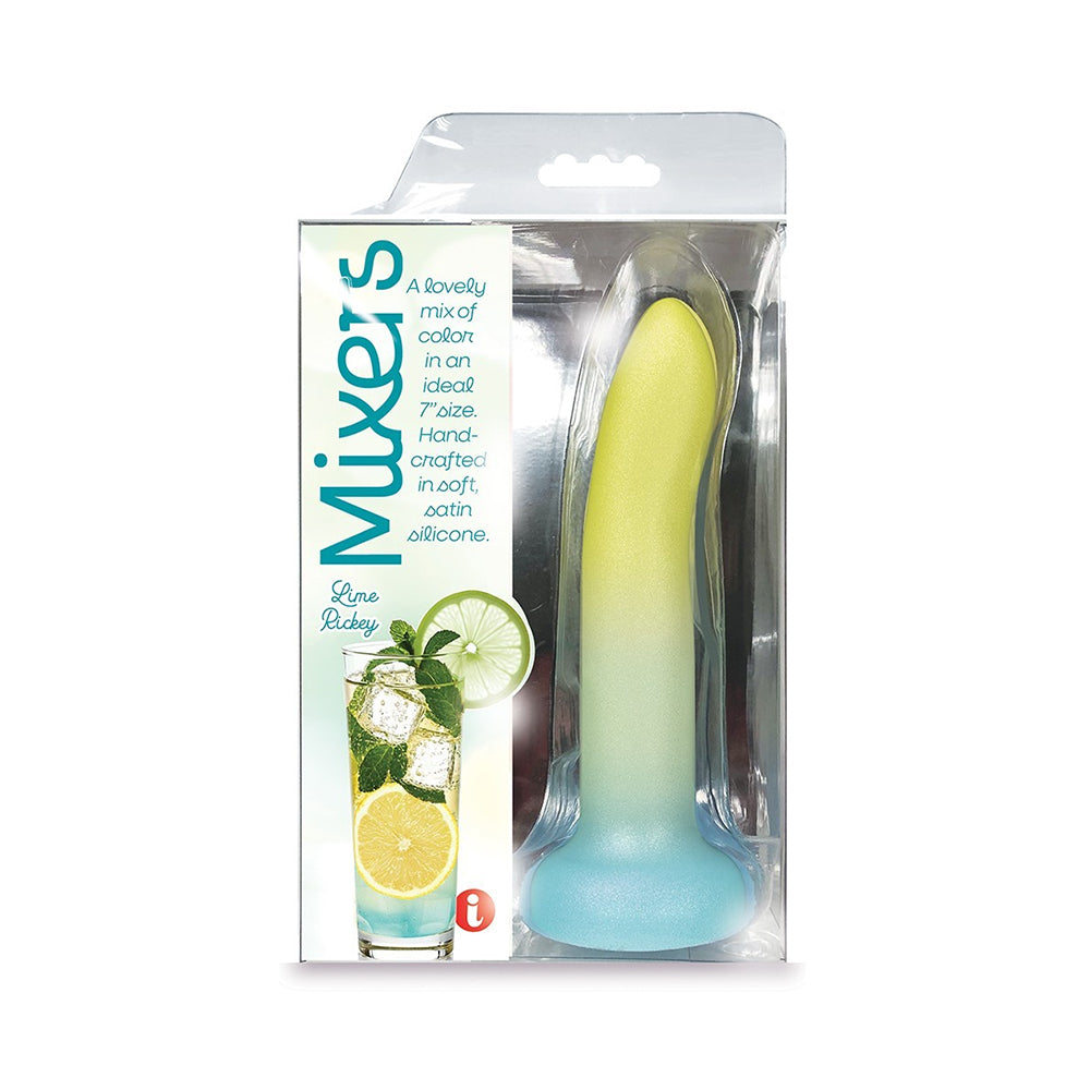 Mixers 8-Inch Silicone Dildo - Lime Rickey