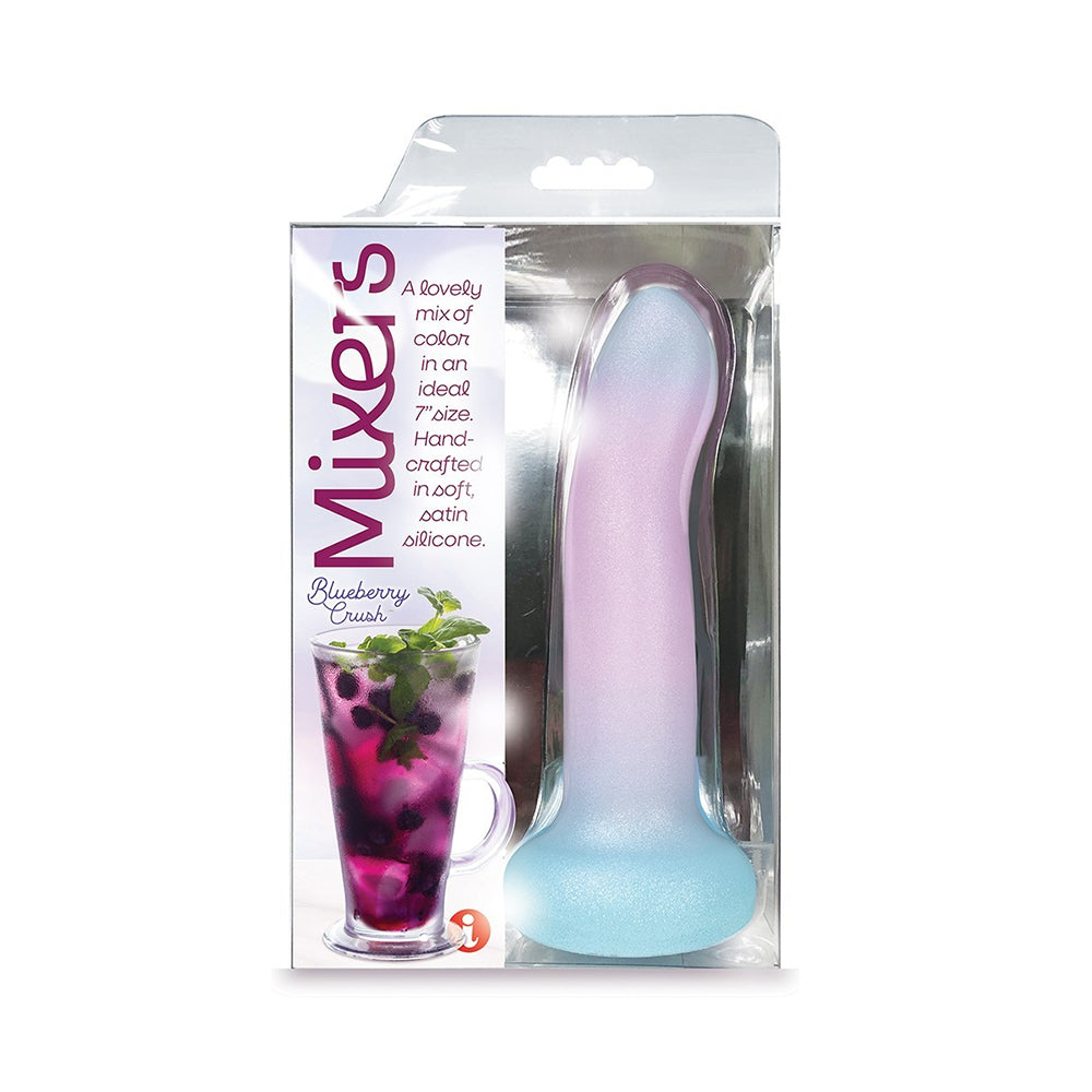 Mixers 8-Inch Silicone Dildo - Blueberry Crush