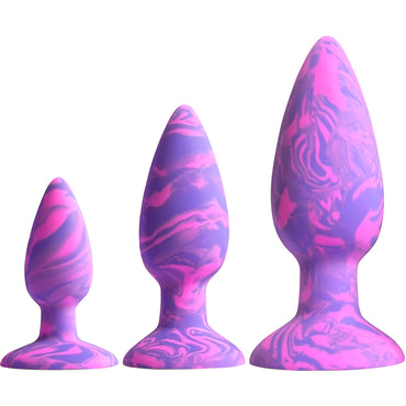 A&E Groovy Booty Anal Plug Set
