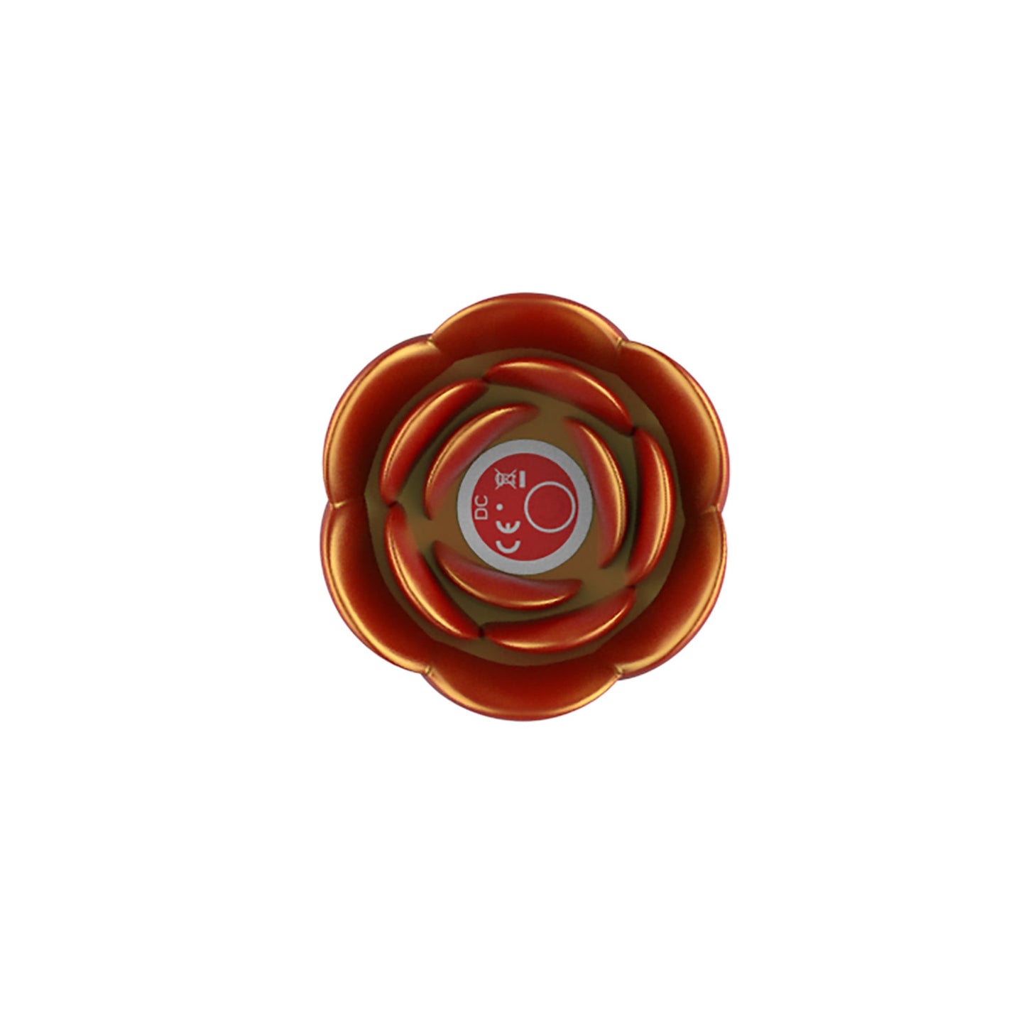 Adam & Eve Beaded Rose Blossom Silicone Anal Vibrator