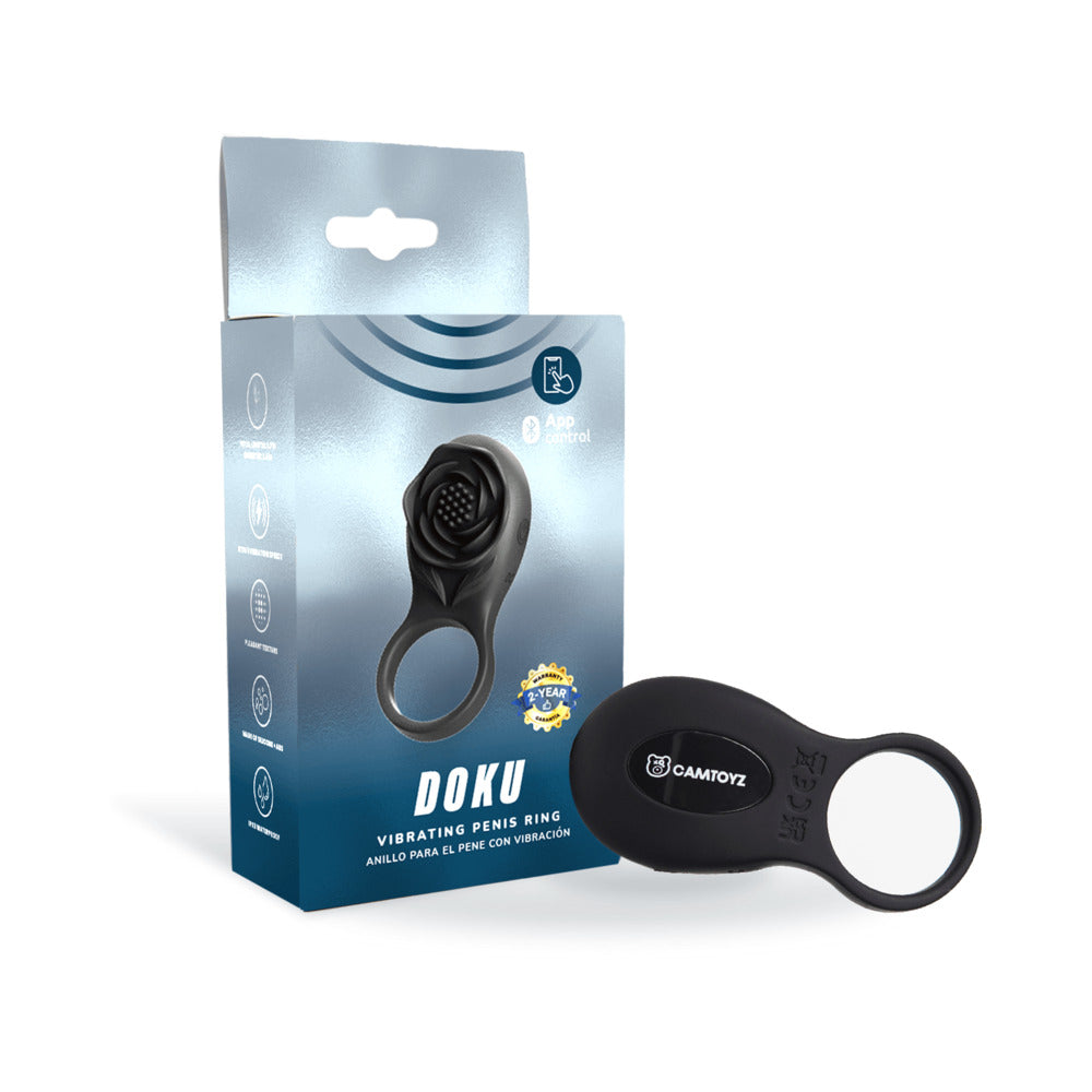 Camtoyz Vibrating Cock Ring Doku with App Control